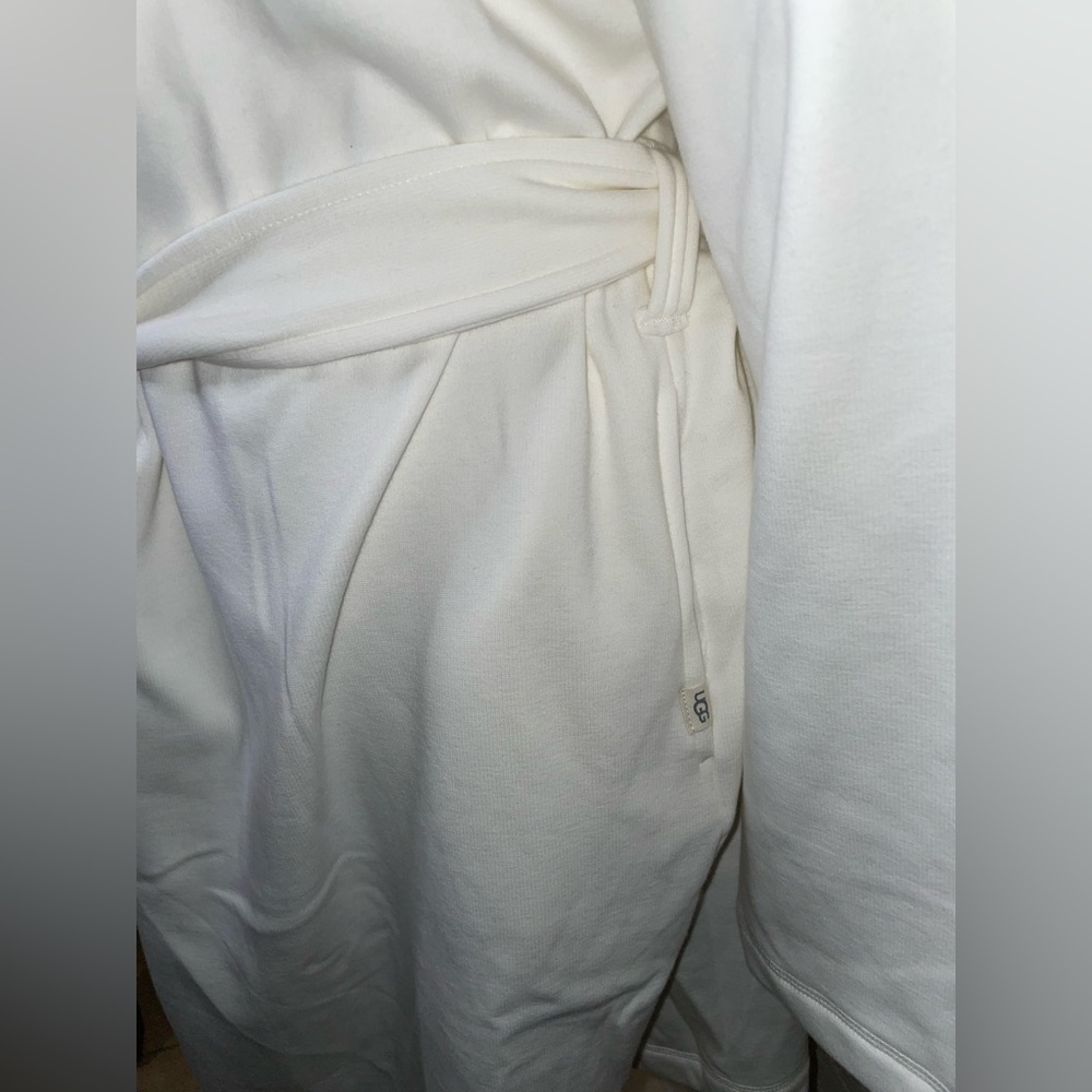 🎉HP🎉New! UGG Double Knit Brushed Fleece Braelyn Il Robe Cream Women's Size XL🤍 - Picture 8 of 16